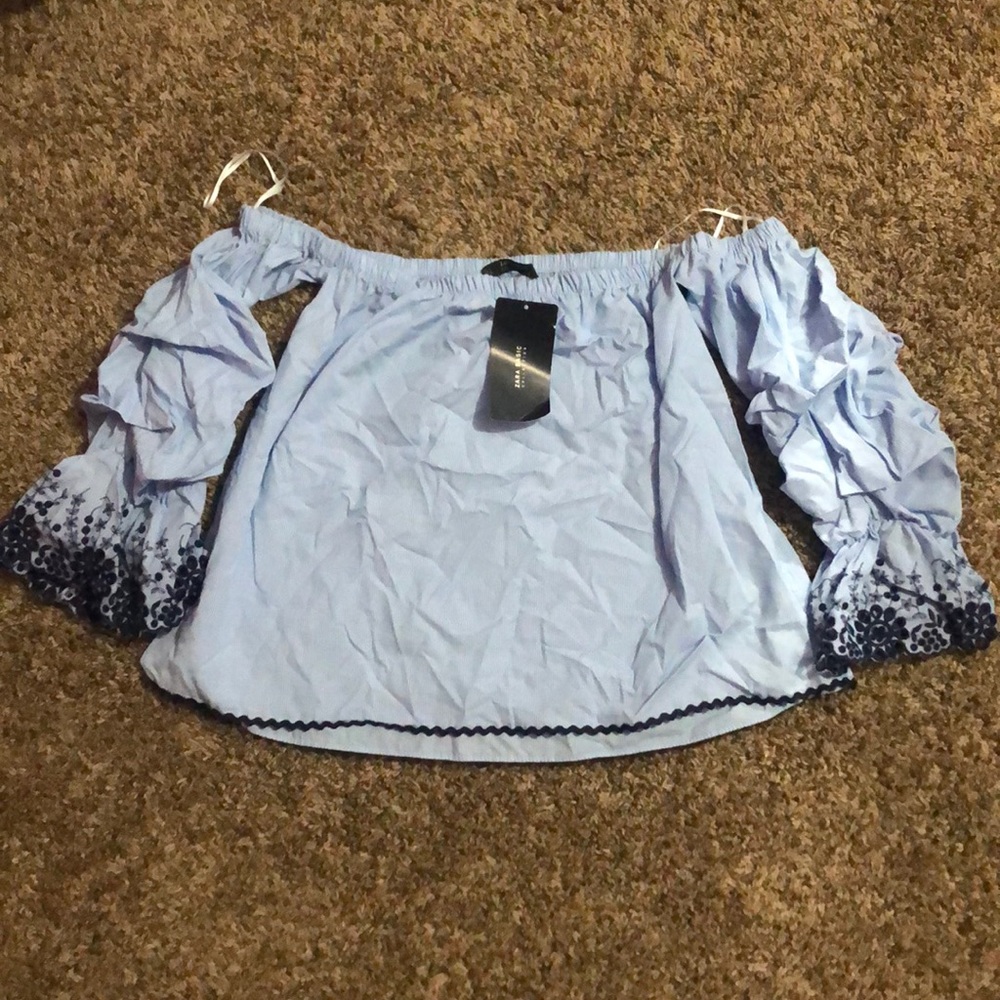 Off the Shoulder Ruffle Top